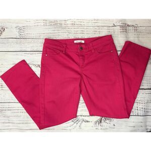 White House Black Market Ankle Jeans Size 2 – Hot Pink/Magenta